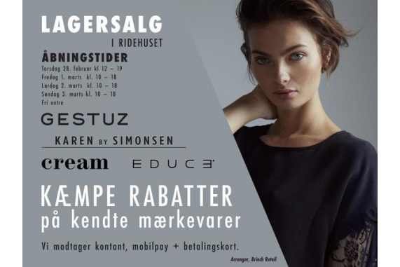 Lagersalg i Ridehuset