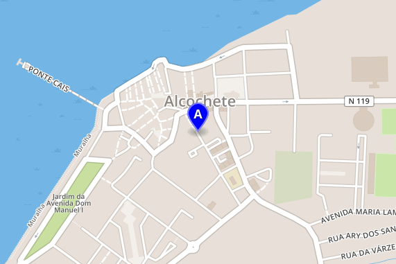 Kort for Freeport Outlet Alcochete