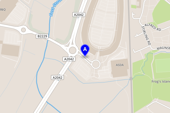 Kort for Ashford Designer Outlet